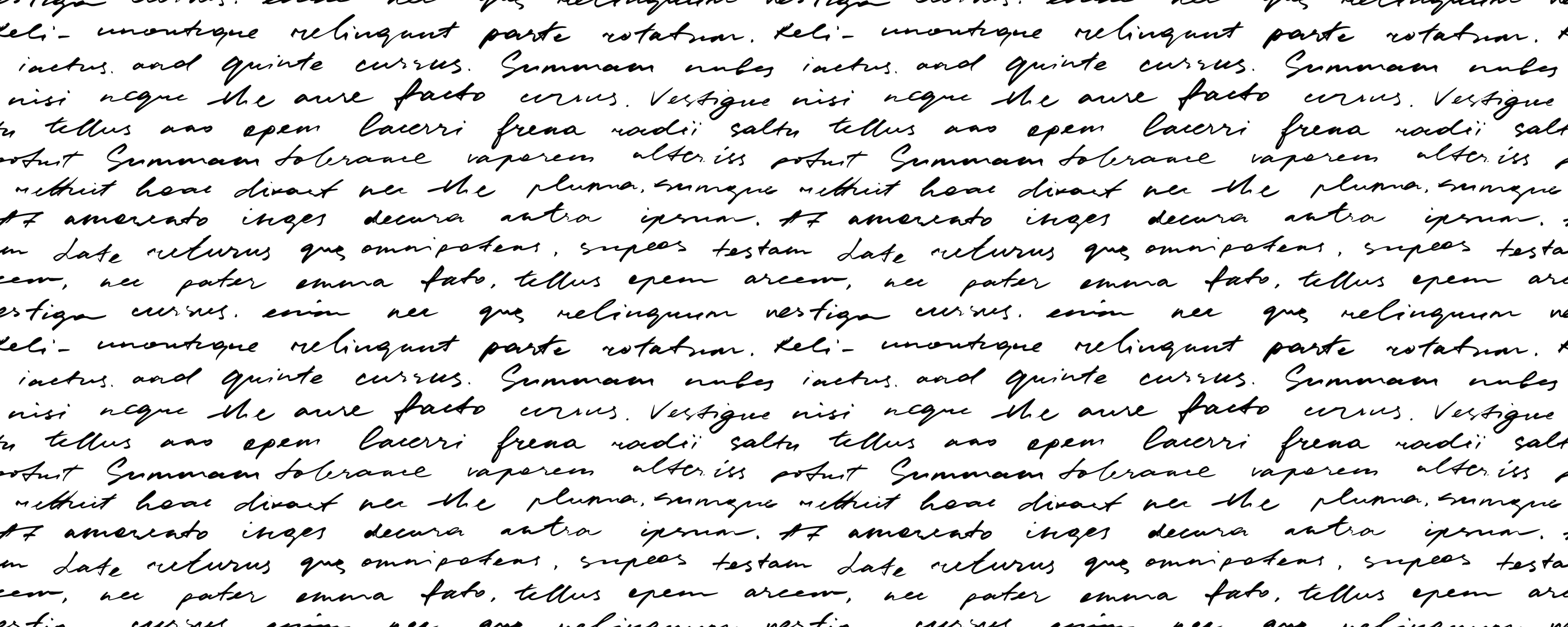 Scribbled Writing