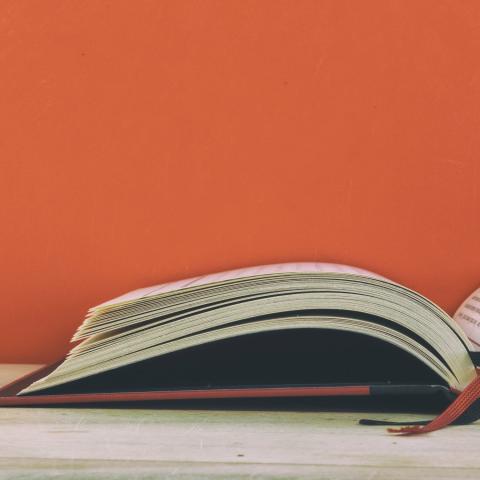red-background-book