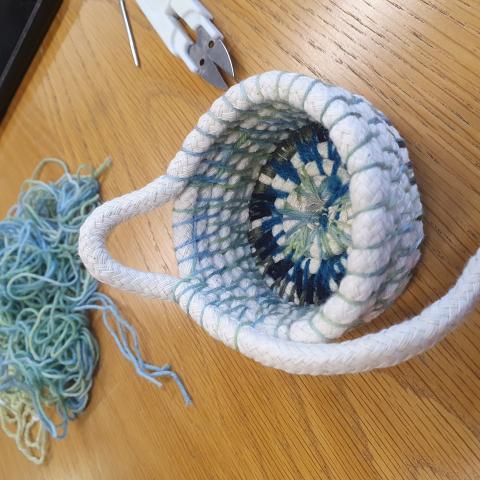Coiled Baskets - checked