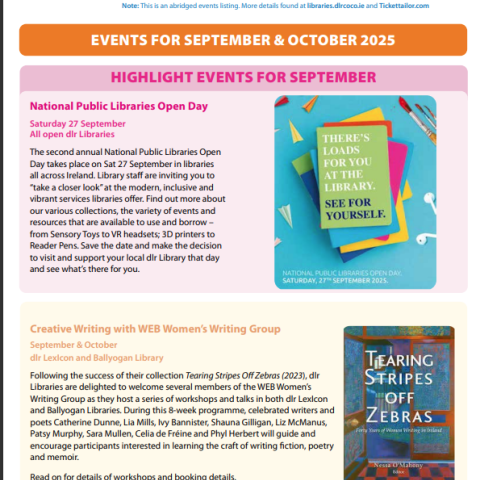 September and October News and Events 2025