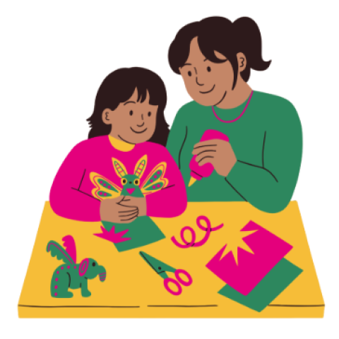 Crafternoon in Cabinteely Library 