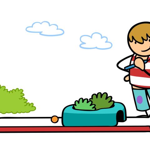 Make a Mini Golf Course in Deansgrange Library 