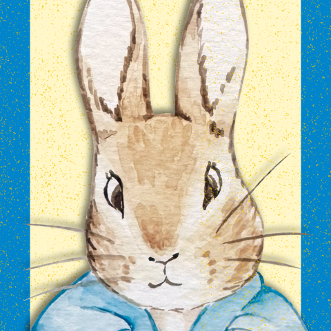 I found Peter Rabbit! Easter treasure hunt in Deansgrange Library 