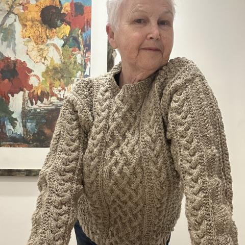 GD Mary Burnham Aran Knitting -checked