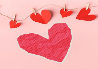 Valentine's Crafts with Library Staff in Ballyogan Library 