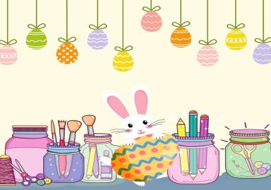 Easter Arts & Crafts in Ballyogan Library 