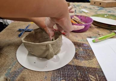 Easter Art with Me & the Moon: Imagine, Draw & Make Clay workshop in Deansgrange Library