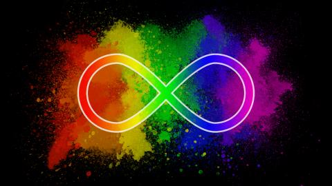 Autism infinity symbol