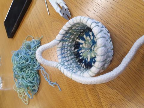 Coiled Baskets - checked