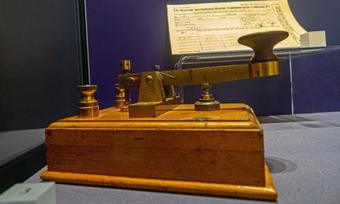 GE Morse Code Machine- checked