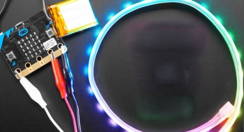 Programme LED light strips with coding Ireland in dlr LexIcon