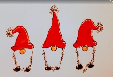 Christmas Card Making with Nicola Faull in dlr LexIcon 