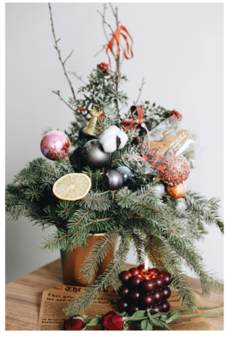 Festive Floral Tabletop Arrangements with Marie Hirst in Dundrum Library 