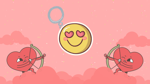 Create your own Light Up LED Heart Emoji Keychain in Ballyogan Library 