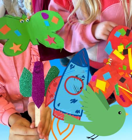 Flying Friends Mixed Media Workshop in dlr LexIcon