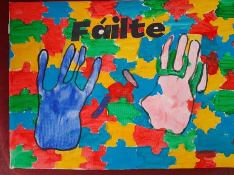 What makes me smile: Emerging Voices Art Exhibition in Deansgrange Library 