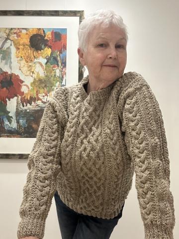 GD Mary Burnham Aran Knitting -checked