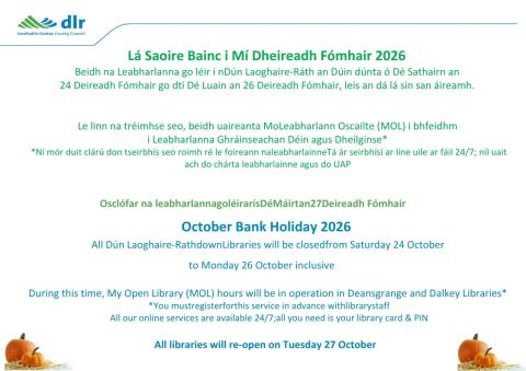 October Bank Holiday 2026