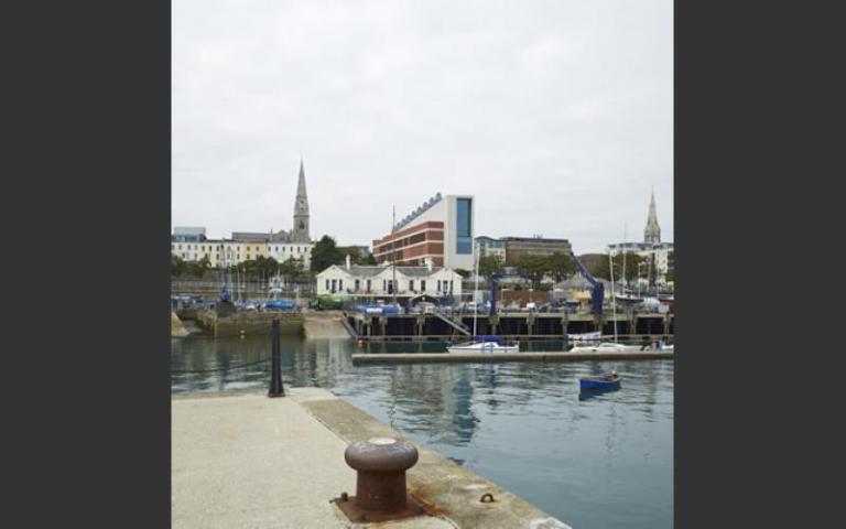 View of LexIcon from harbour
