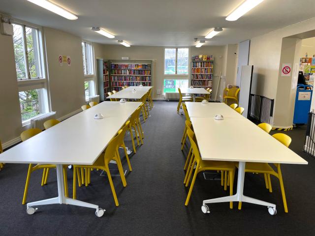Dundrum Library Upstairs Study Spaces
