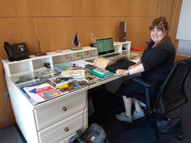 sadhbh_devlin_at_jennifer_johnstons_desk