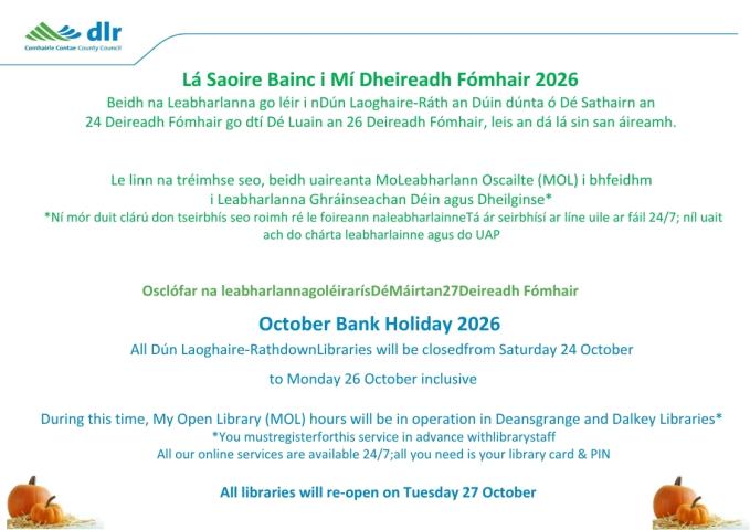 October Bank Holiday 2026